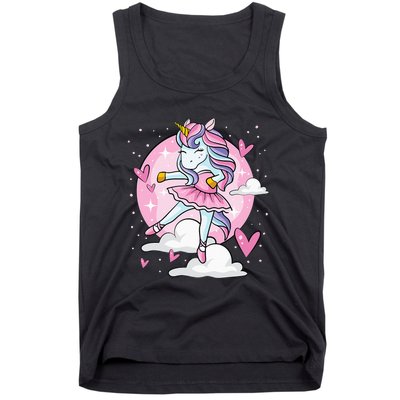 Ballet Unicorn Ballerina Cute Dance Tank Top