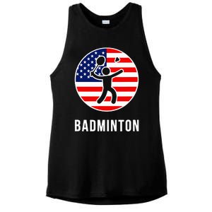 Badminton Usa Ladies PosiCharge Tri-Blend Wicking Tank