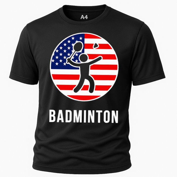 Badminton Usa Cooling Performance Crew T-Shirt