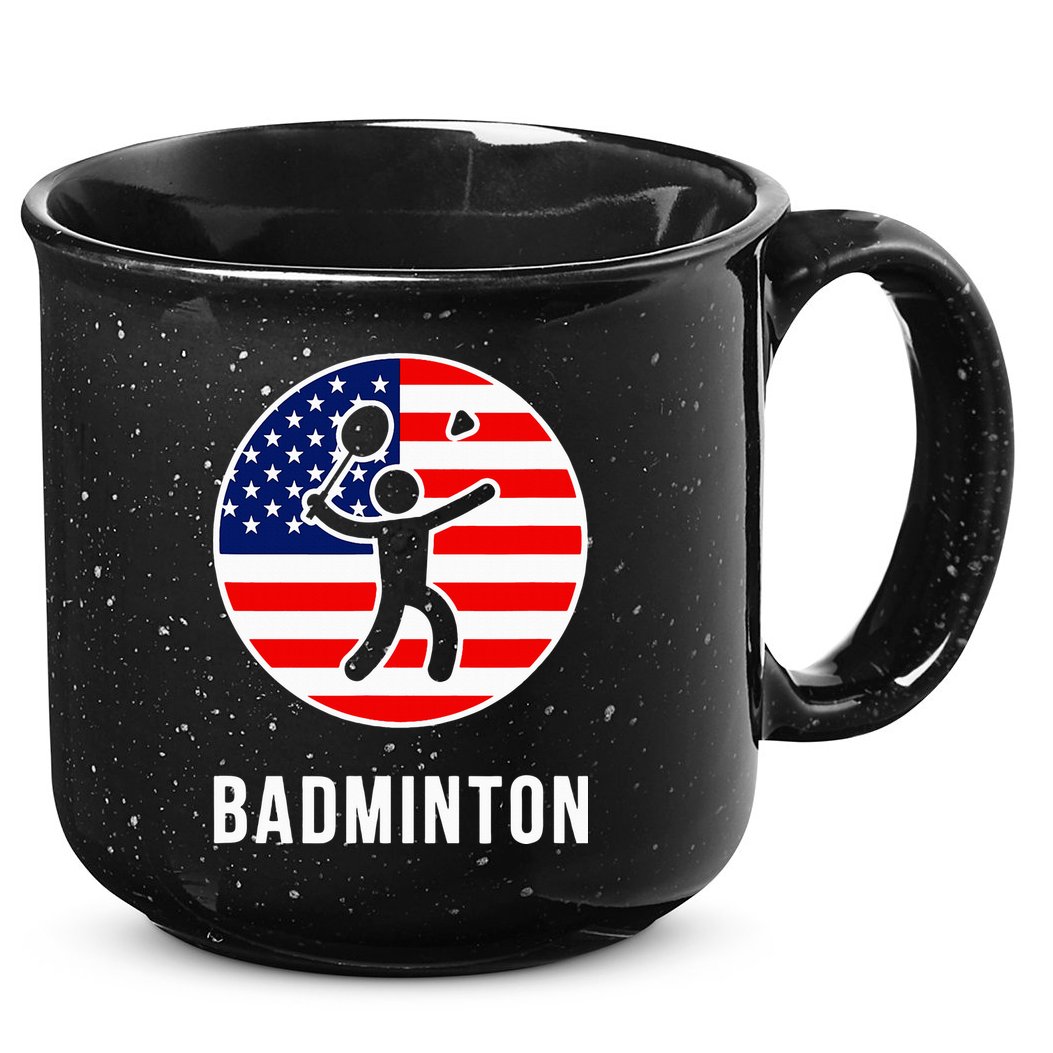 Badminton Usa 15oz Campfire Ceramic Mug