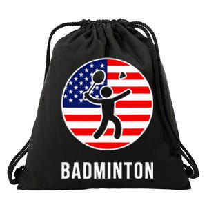 Badminton Usa Drawstring Bag