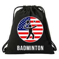 Badminton Usa Drawstring Bag