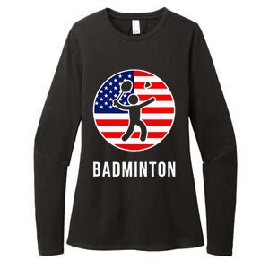 Badminton Usa Womens CVC Long Sleeve Shirt