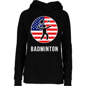 Badminton Usa Womens Funnel Neck Pullover Hood