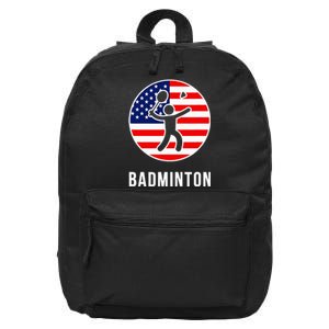 Badminton Usa 16 in Basic Backpack