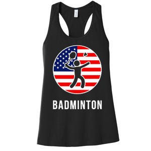 Badminton Usa Women's Racerback Tank