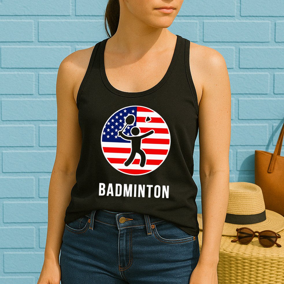 Badminton Usa Womens Tank Top