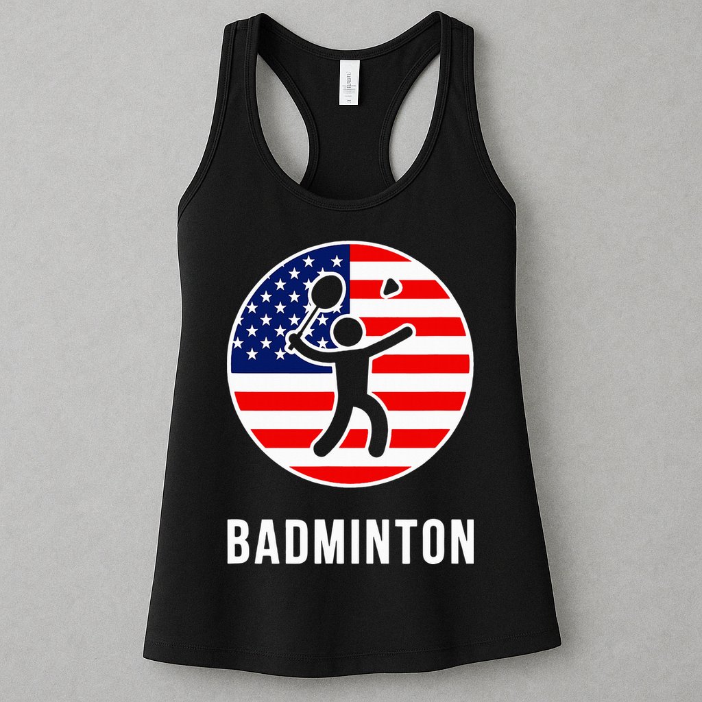 Badminton Usa Womens Tank Top