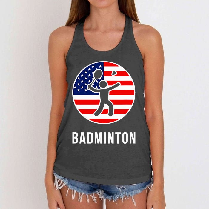 Badminton Usa Women's Knotted Racerback Tank