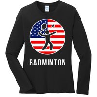 Badminton Usa Ladies Long Sleeve Shirt