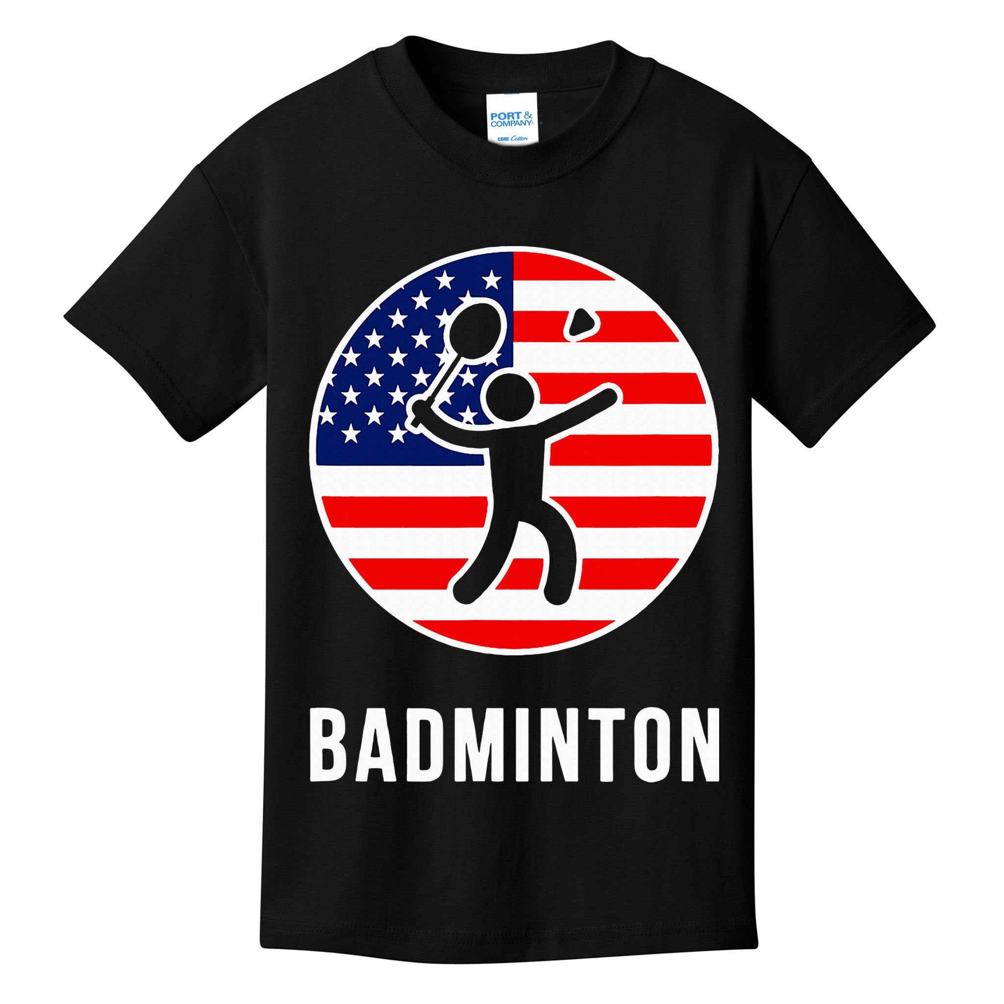 Badminton Usa Kids T-Shirt