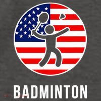 Badminton Usa Vector Backpack