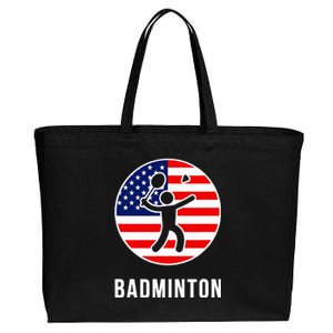 Badminton Usa Cotton Canvas Jumbo Tote