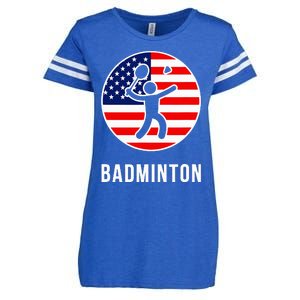 Badminton Usa Enza Ladies Jersey Football T-Shirt