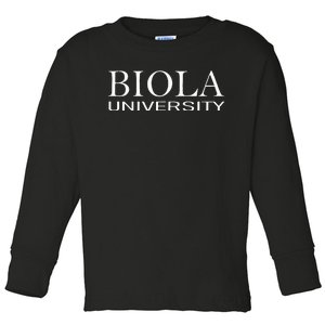 Biola University Toddler Long Sleeve Shirt