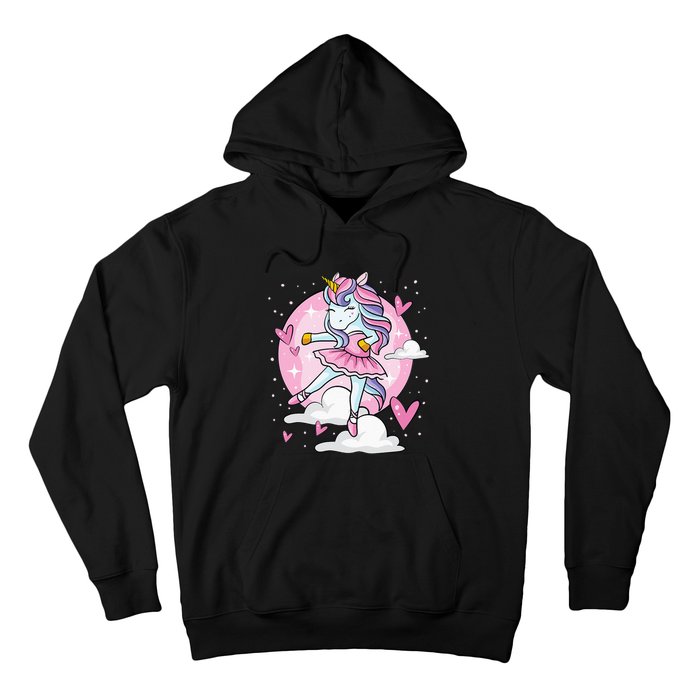 Ballet Unicorn Ballerina Cute Dance N Girl Hoodie