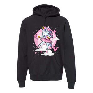 Ballet Unicorn Ballerina Cute Dance N Girl Premium Hoodie