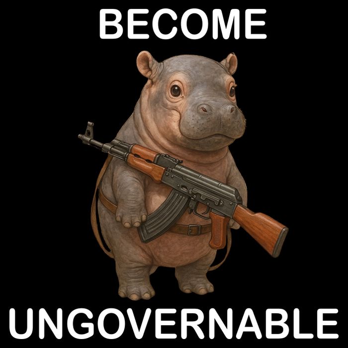 Become Ungovernable Drawstring Bag