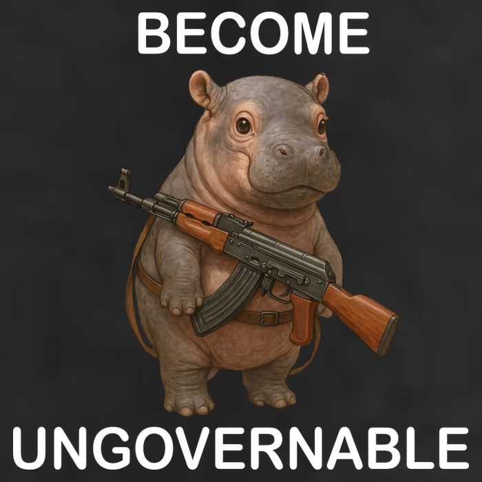 Become Ungovernable Crop Fleece Hoodie