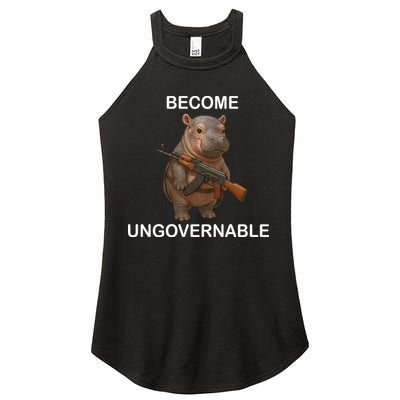 Become Ungovernable Women's Perfect Tri Rocker Tank