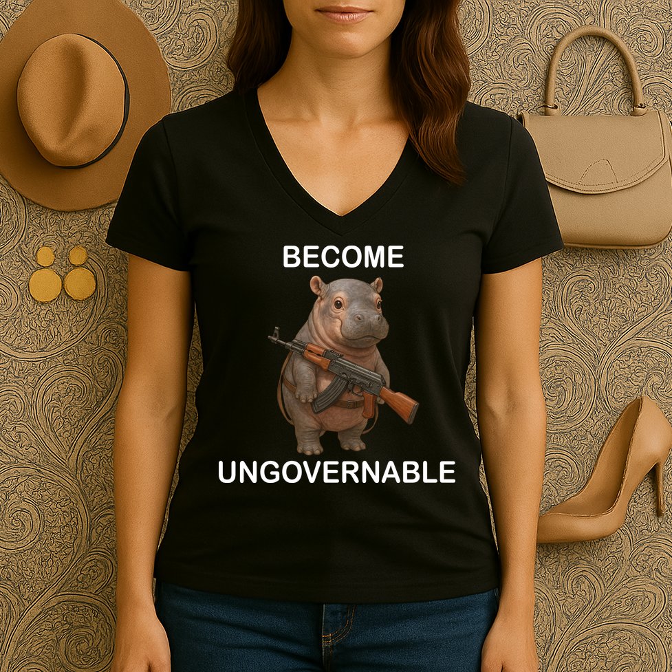 Become Ungovernable Women's V-Neck T-Shirt