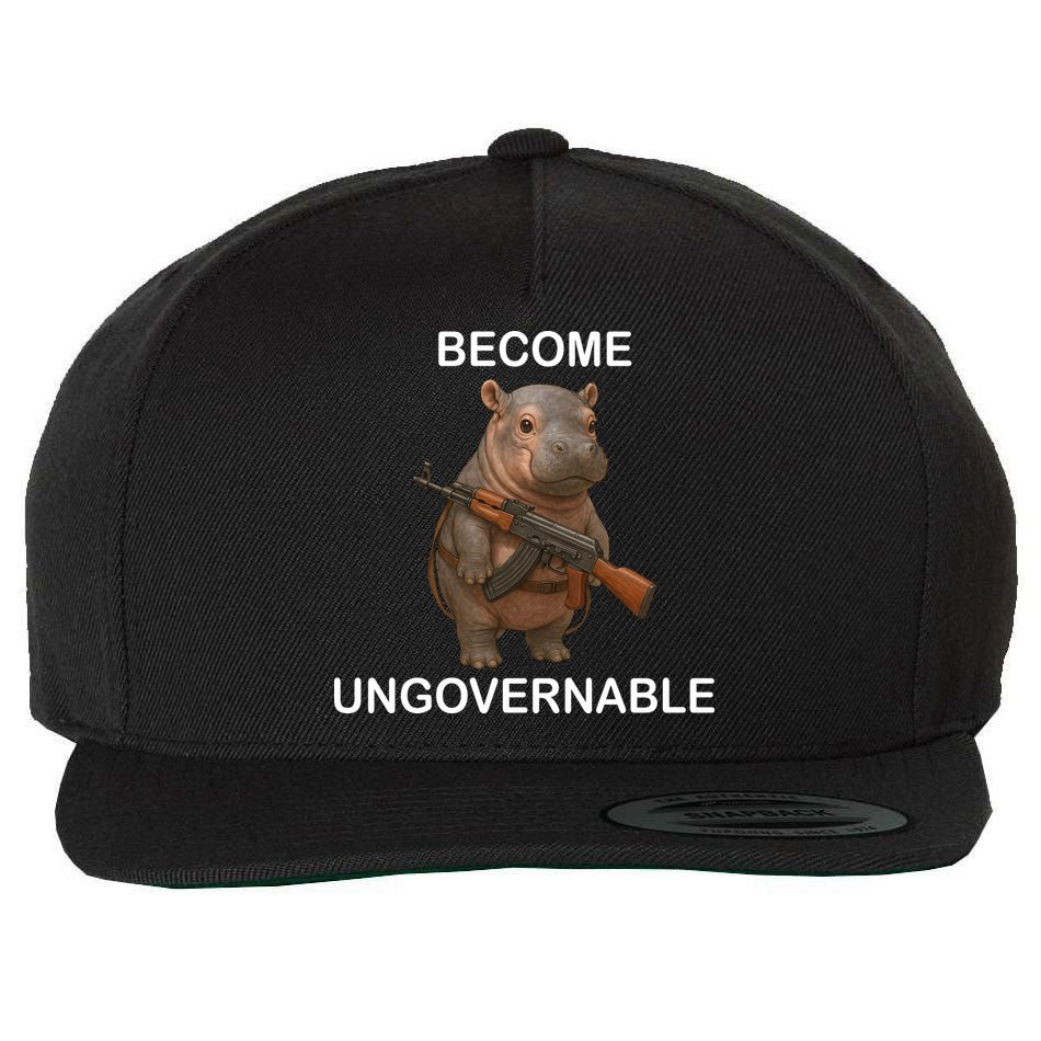 Become Ungovernable Wool Snapback Cap