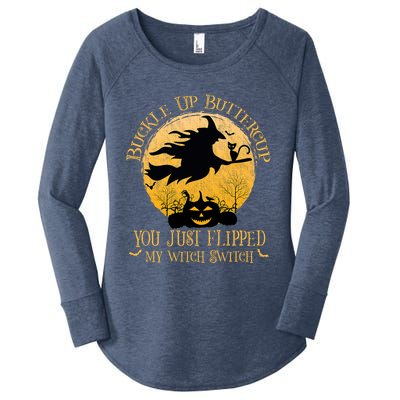 Buckle Up Buttercup You Just Flipped My Witch Switch Women's Perfect Tri Tunic Long Sleeve Shirt