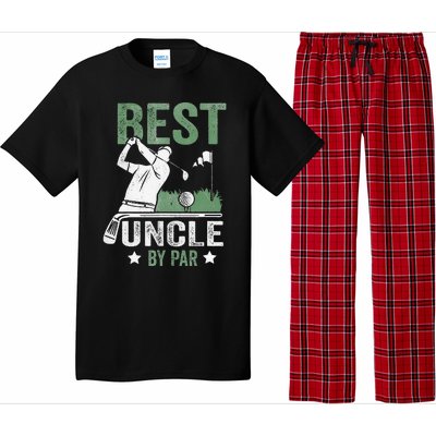 Best Uncle By Par Fathers Day Golf Gift Pajama Set