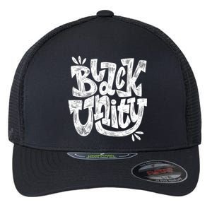 Black Unity Flexfit Unipanel Trucker Cap