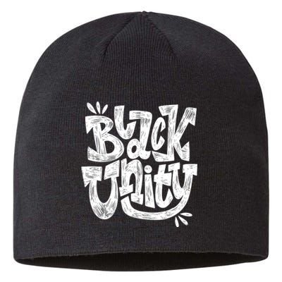 Black Unity Sustainable Beanie