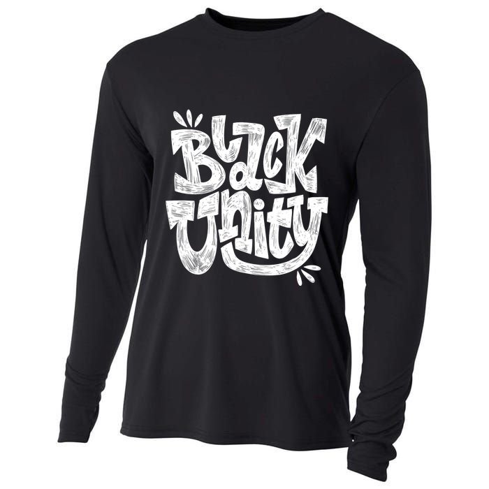 Black Unity Cooling Performance Long Sleeve Crew