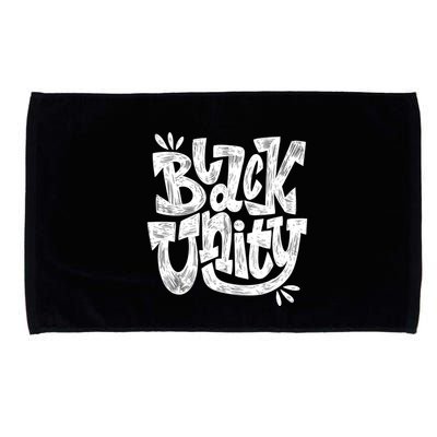 Black Unity Microfiber Hand Towel