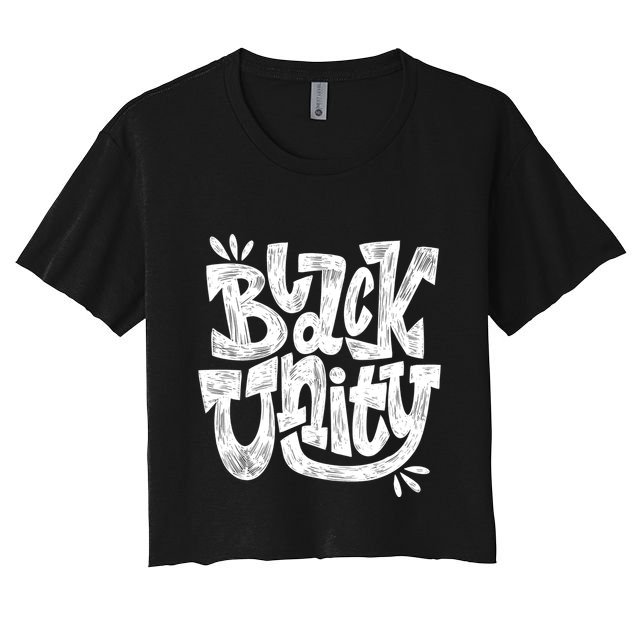 Black Unity Crop Top
