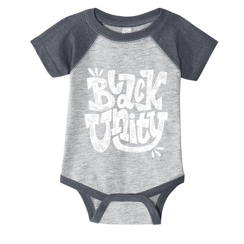 Black Unity Infant Baby Jersey Bodysuit