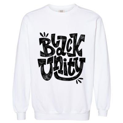 Black Unity Garment-Dyed Sweatshirt