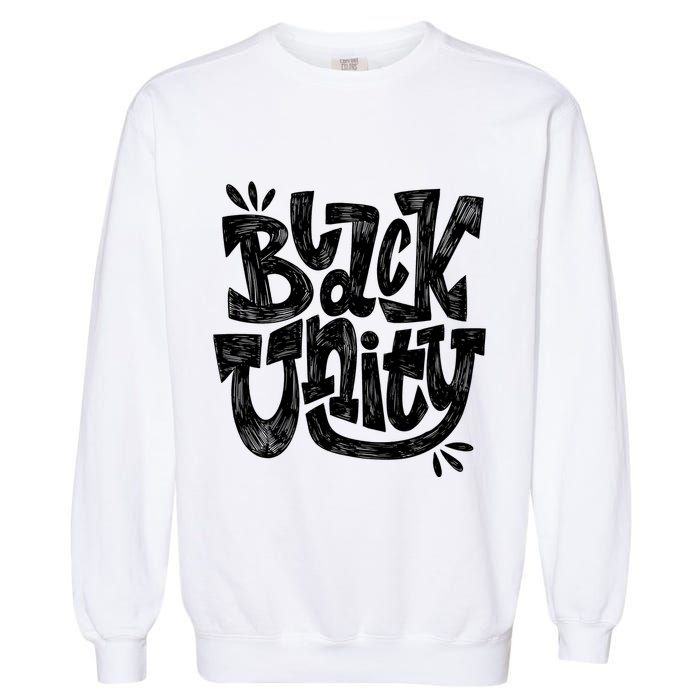 Black Unity Garment-Dyed Sweatshirt