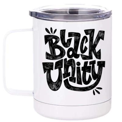 Black Unity 12 oz Stainless Steel Tumbler Cup