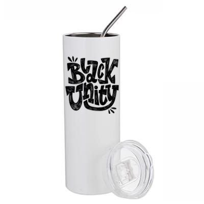 Black Unity Stainless Steel Tumbler