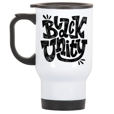 Black Unity Stainless Steel Travel Mug