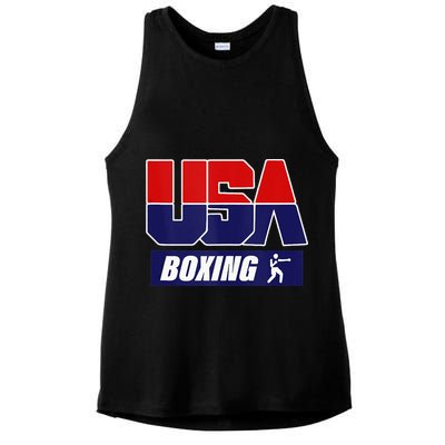 Boxing USA Ladies PosiCharge Tri-Blend Wicking Tank