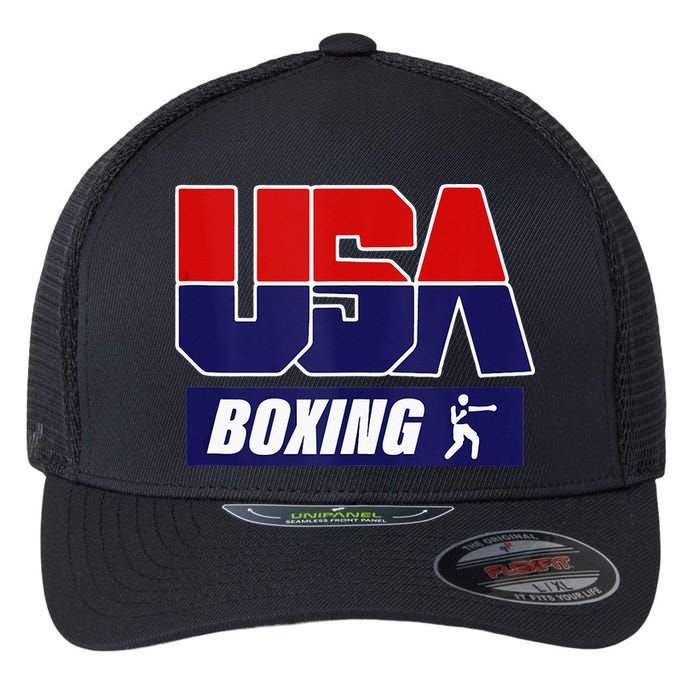 Boxing USA Flexfit Unipanel Trucker Cap