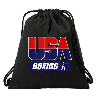Boxing USA Drawstring Bag