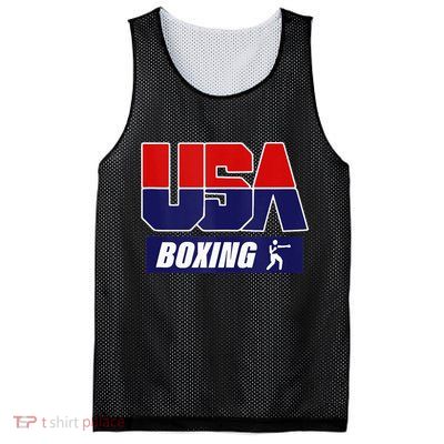 Boxing USA Mesh Reversible Basketball Jersey Tank