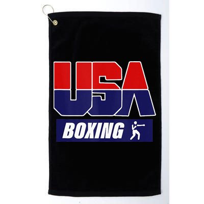Boxing USA Golf Towel