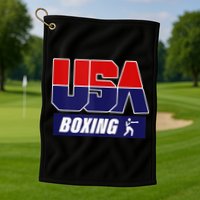 Boxing USA Golf Towel