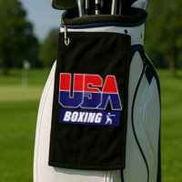 Boxing USA Golf Towel
