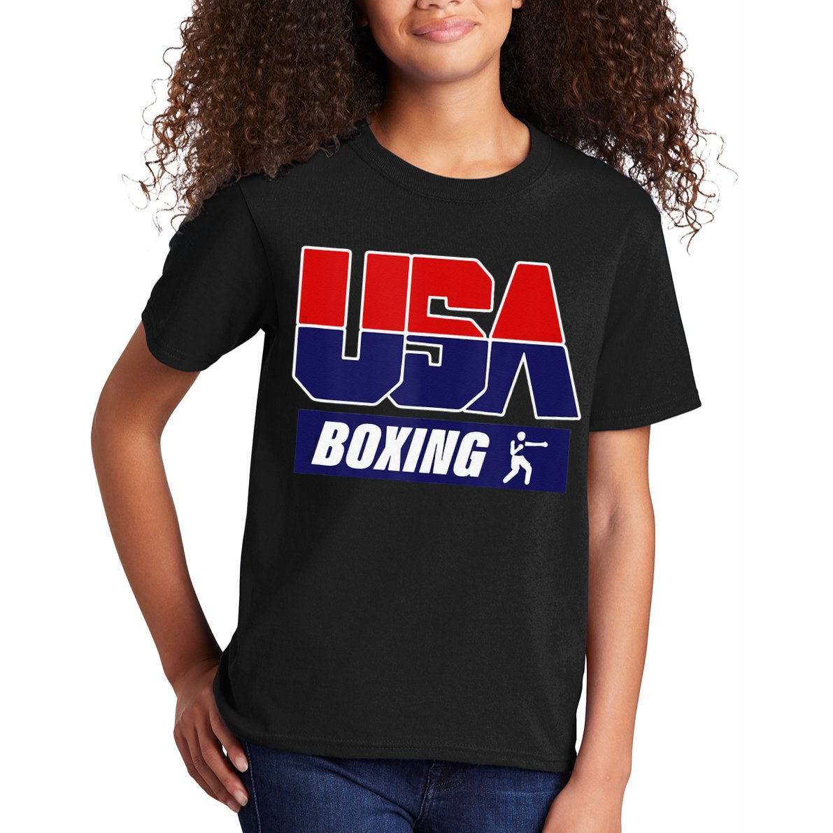 Boxing USA Kids T-Shirt