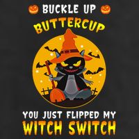 Buckle Up Buttercup You Just Flipped My Switch Microfiber Hand Towel