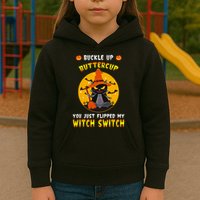 Buckle Up Buttercup You Just Flipped My Switch Kids Hoodie