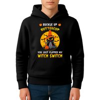 Buckle Up Buttercup You Just Flipped My Switch Kids Hoodie